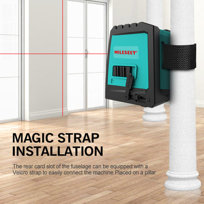 Maice L52G Green Light Cross Marking Instrument Strong Light Thin Line Infrared Level Instrument Portable Leveling Instrument Leveling Instrument