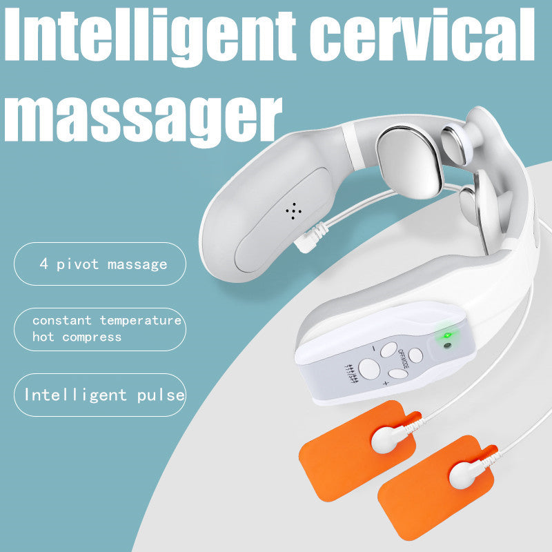 Intelligent pulse shoulder neck massager